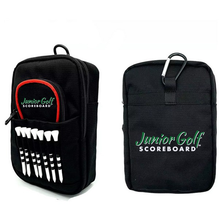 Golf Ball Carrier with Front Tee Holder