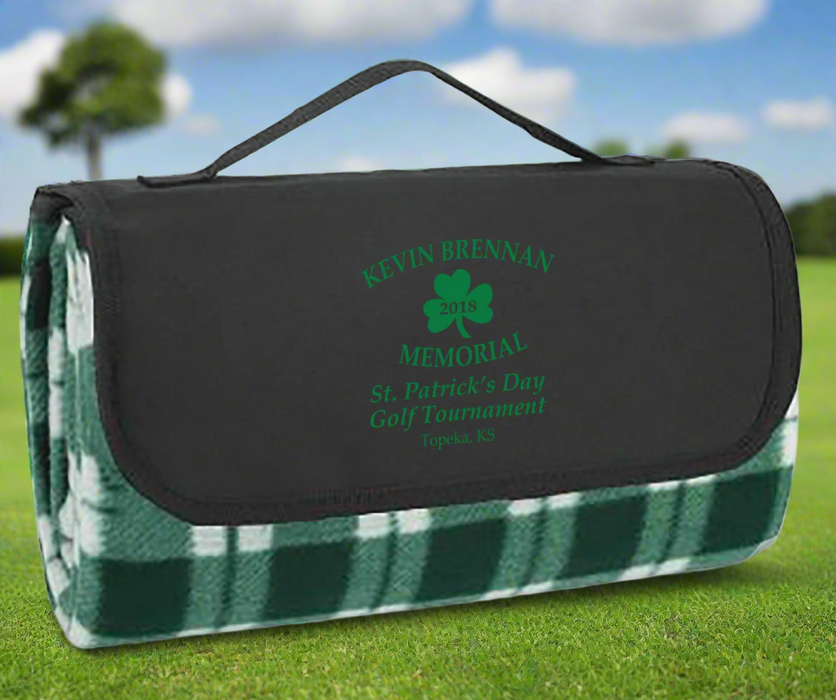 Custom Logo Roll Up Picnic Blanket