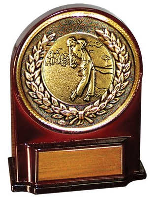 5.5" Medallion Award with Engraving Plate