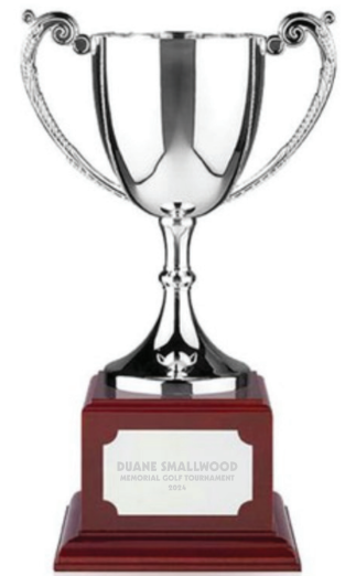 Custom Logo Engraved SWATKINS ENDURANCE NICKEL PLATED CUP AWARD