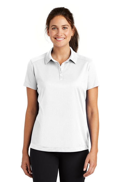 Custom Logo Embroidered Nike Golf Ladies Dri-FIT Pebble Texture Shirt