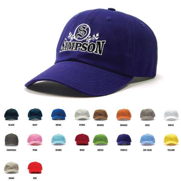 Custom Relaxed Golf Cap Embroidered with Your Logo