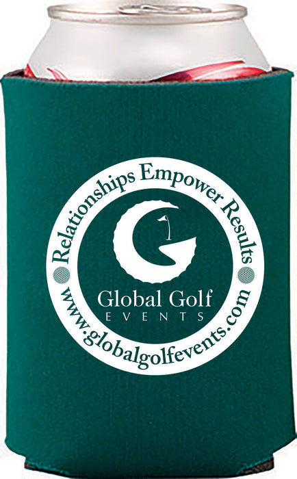 Custom Logo Budget Fabric Golf Can Insulator-Tournamentshowroom.com