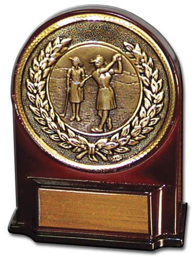 Custom Medallion Award with Engraving Plate