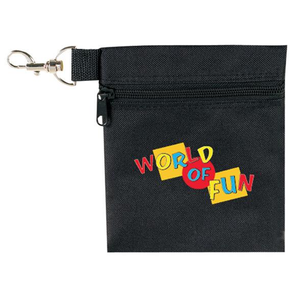 Golf Tee Pouch Bag with Clip