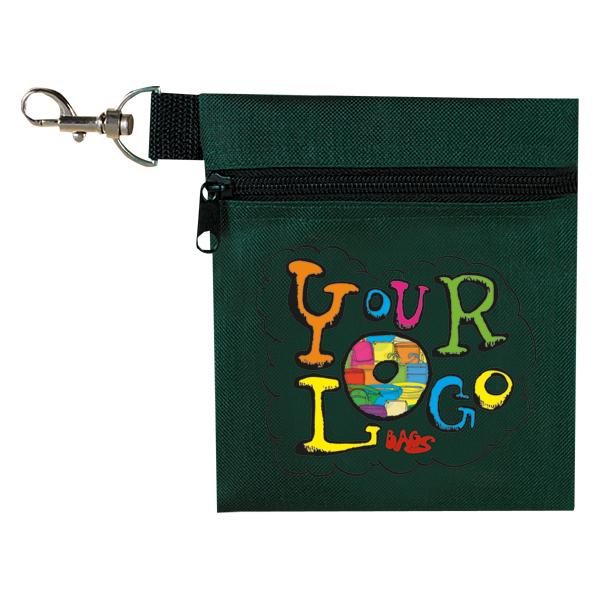 Golf Tee Pouch Bag with Clip