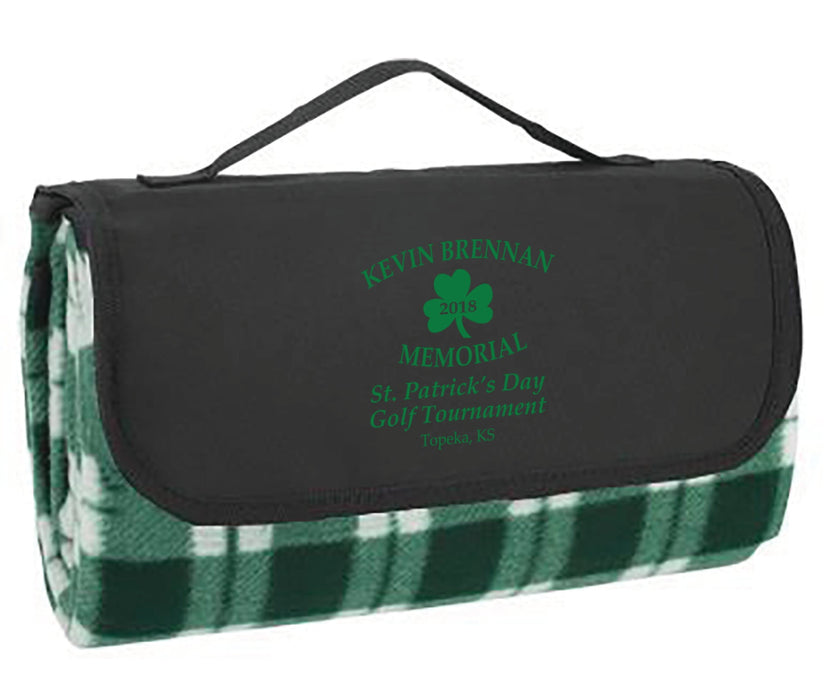 Custom Logo Roll Up Picnic Blanket-Tournamentshowroom.com