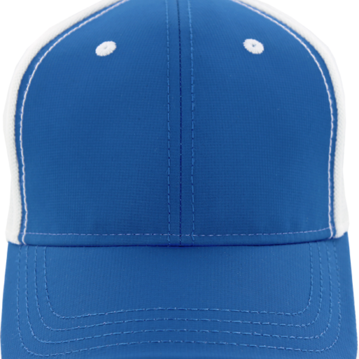 Ahead Textured Poly/Mesh Back Golf Cap Embroidered with Your Logo-Tournamentshowroom.com