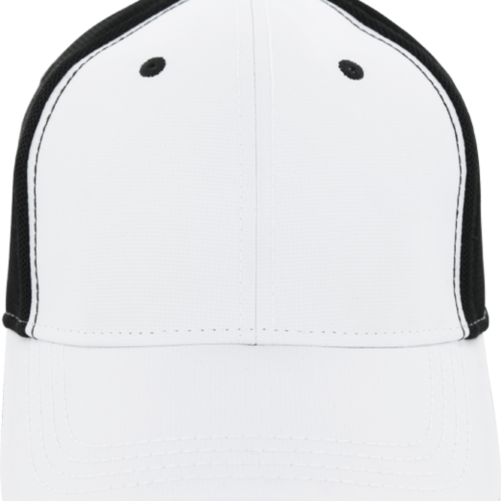 Ahead Textured Poly/Mesh Back Golf Cap Embroidered with Your Logo-Tournamentshowroom.com