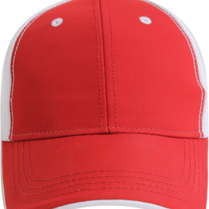 Ahead Textured Poly/Mesh Back Golf Cap Embroidered with Your Logo-Tournamentshowroom.com