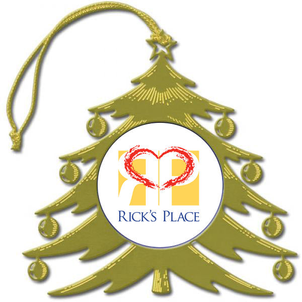 Stock Christmas Tree Golf Ornament