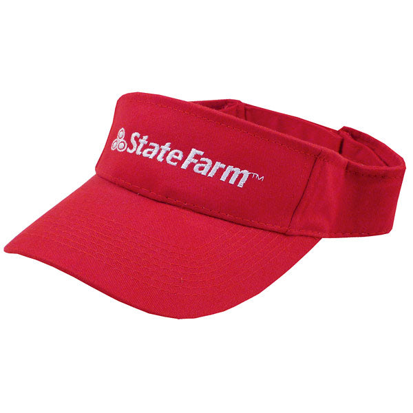 Washed Cotton Twill Golf Visors Embroidered with Your Logo
