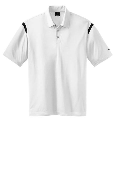 Custom Logo Embroidered Nike Golf - Dri-FIT Shoulder Stripe Polo