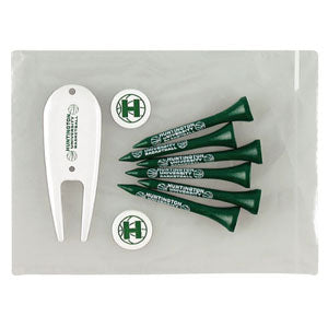 Custom Gift Pack with 6 Golf Tees, 2 Ball Markers, and 1 Divot Tool