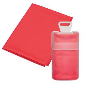 Golf Cooling Towel In Plastic Case