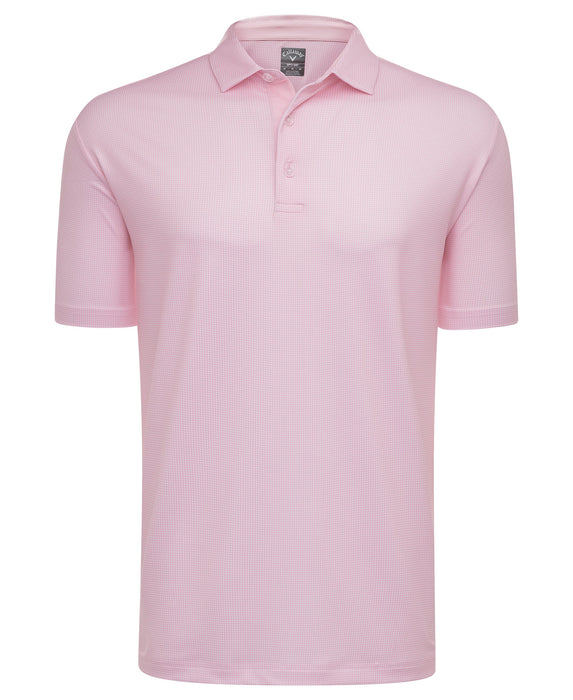Custom Logo Embroidered Callaway® Men's Gingham Polo Shirt