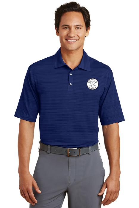 Custom Logo Embroidered Nike Golf - Elite Series Dri-FIT Heather Fine Line Bonded Polo