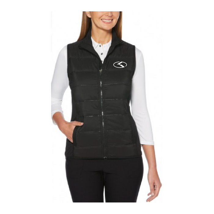 Custom Logo Embroidered Callaway Ladies Ultrasonic Quilted Vest