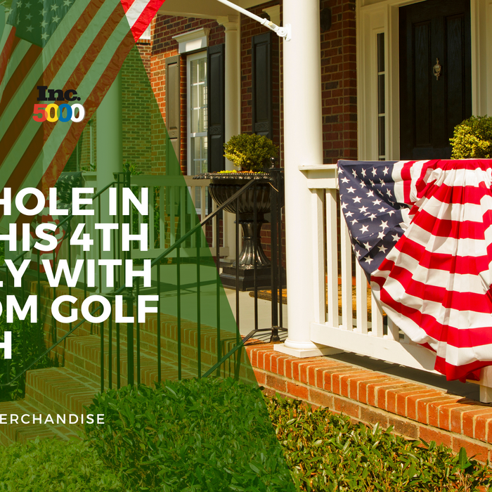 Hit a Hole in One this 4th of July with Custom Golf Merch