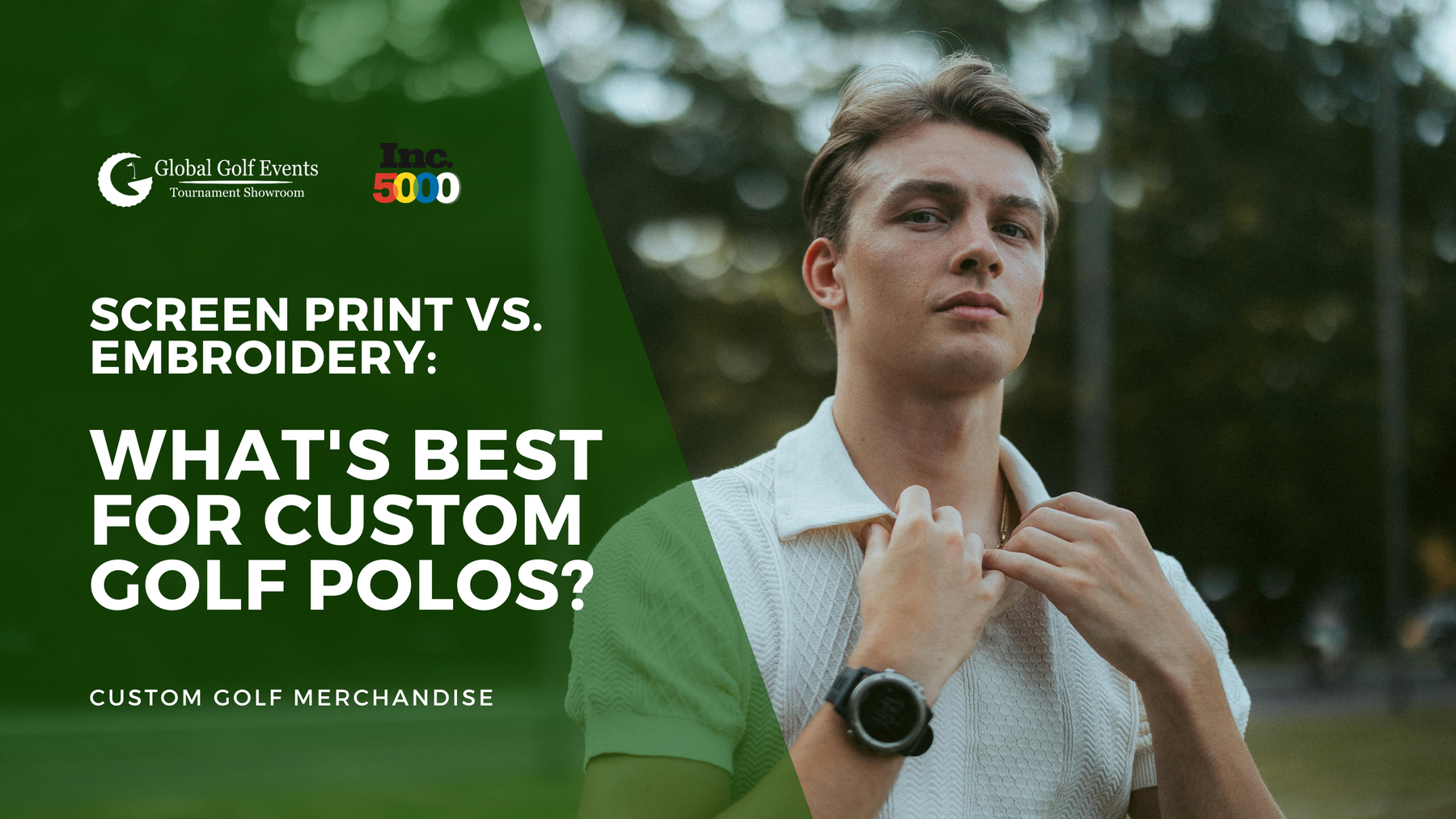 Screen Print vs. Embroidery: What's Best for Custom Golf Polos?
