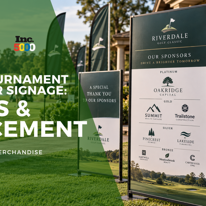 Golf Tournament Sponsor Signage: Tiers, Placement and What to Print
