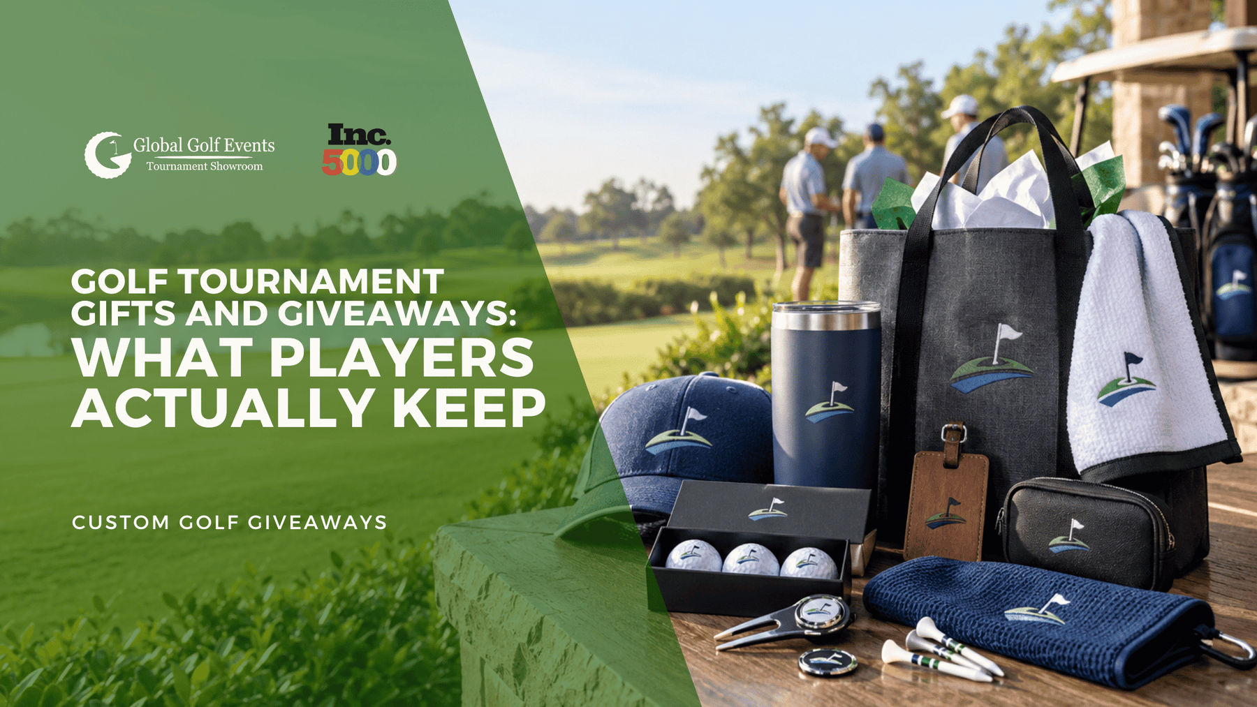 Golf Tournament Gifts and Giveaways: What Players Actually Keep