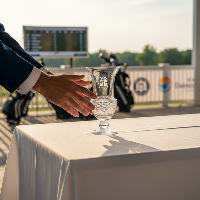 Custom Logo Sullivan Trophy Vase - Tournamentshowroom.com