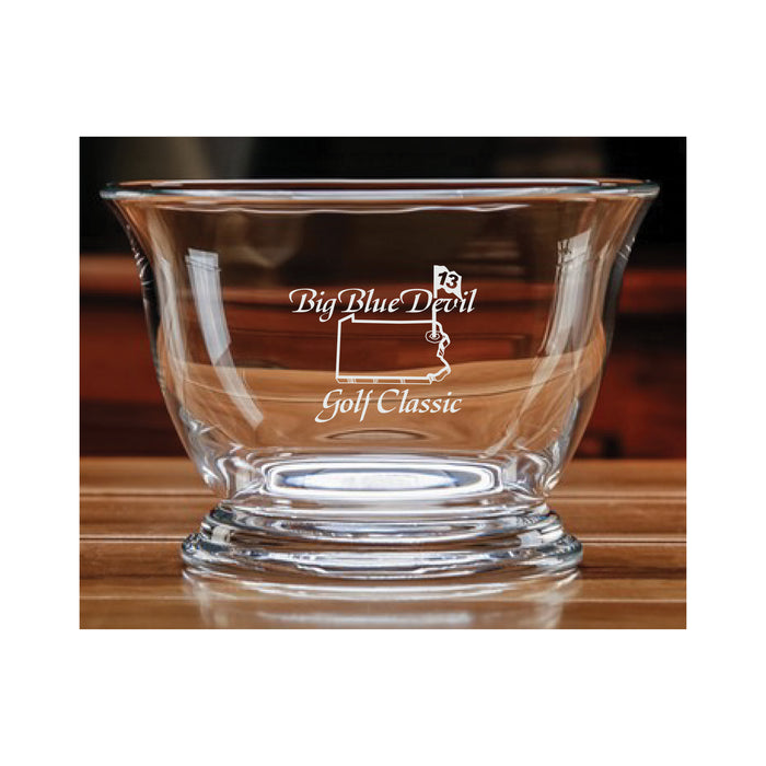 Custom Logo Heirloom Crystal Bowl Golf Awards