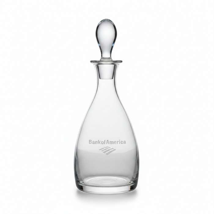 Custom Logo Classic 28 oz Wine Decanter - Tournamentshowroom.com