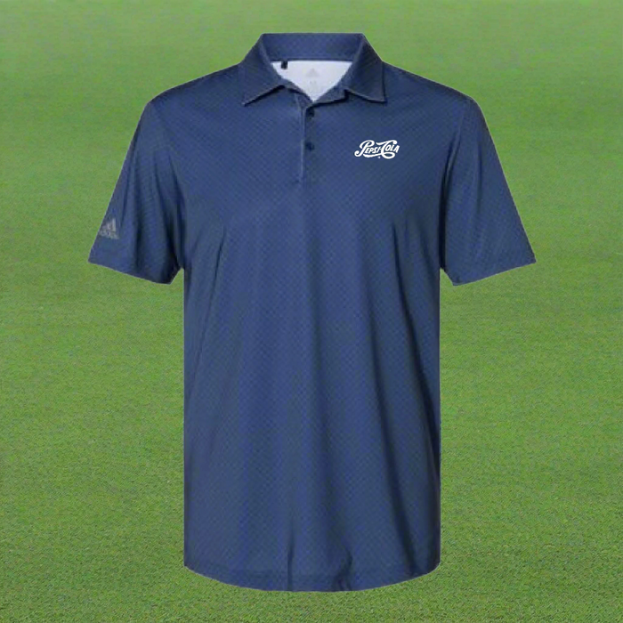 Custom Logo Embroidered Men's Diamond Dot Print Sport Shirt