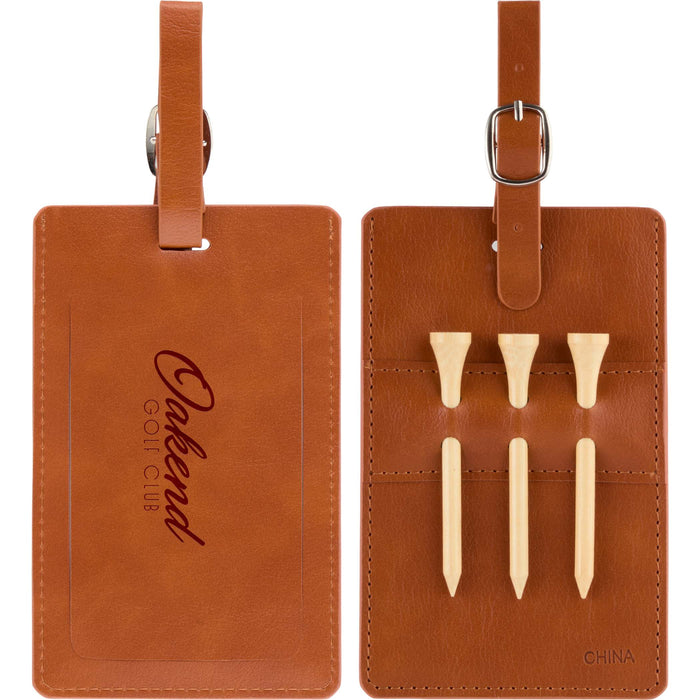 Custom Logo Golf Bag Tag and Tee Set - Tournamentshowroom.com