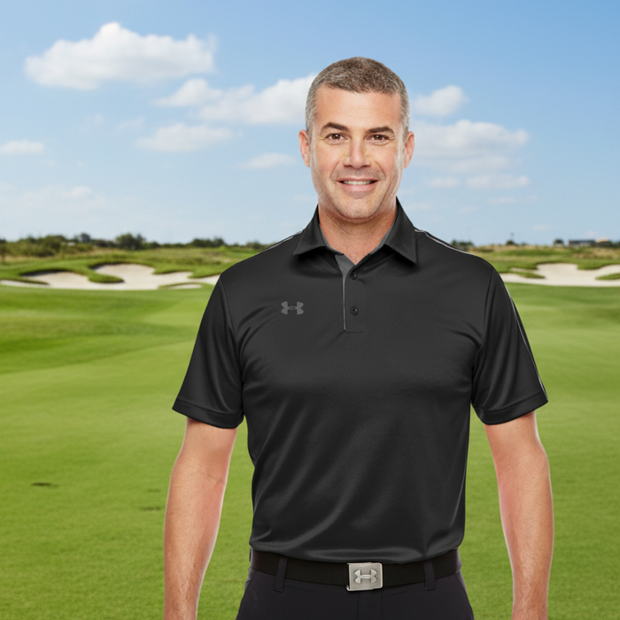 Custom Under Armour Men's Tech Polo Embroidered with your Logo - Tournamentshowroom.com