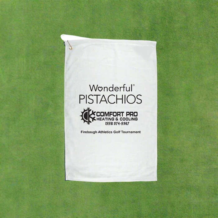 Custom Logo 16" X 25" Cotton Golf  Towel