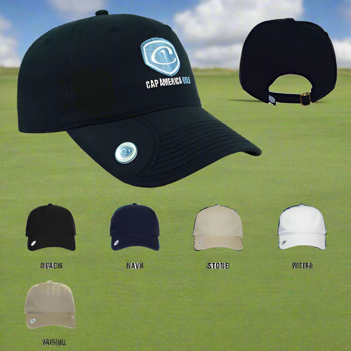 Custom Ball Marker Golf Cap Embroidered with Your Logo