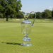 Custom Logo Claret Cup Crystal Golf Award Handblown Trophy - Tournamentshowroom.com