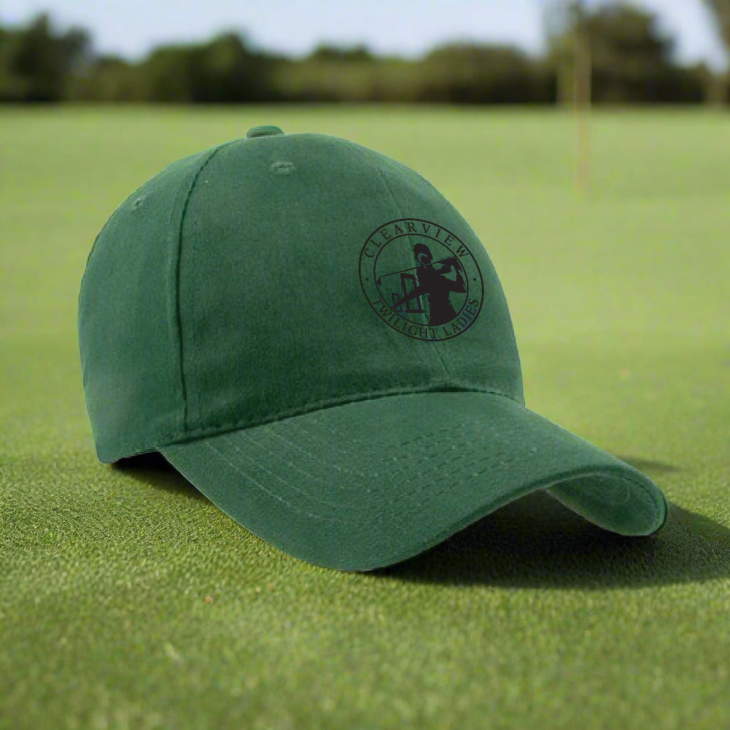 Brushed Cotton Twill Cap with Buckle Closure Embroidered with Your Logo-Tournamentshowroom.com