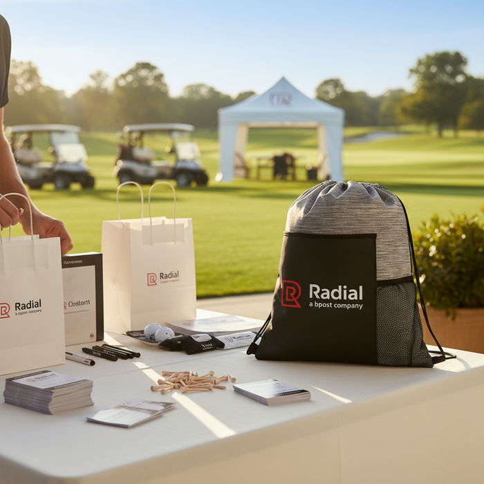 Custom Logo Water-Resistant Drawstring Golf Bag