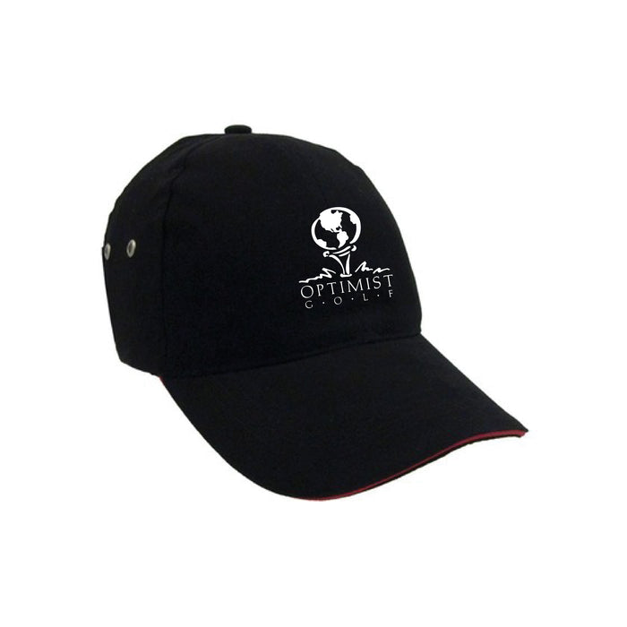 Constructed Lightweight Twill Sandwich Golf Cap Embroidered with Your Logo