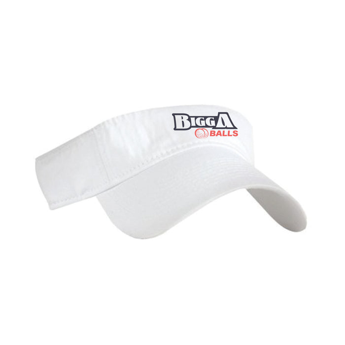 Washed Cotton Twill Golf Visors Embroidered with Your Logo