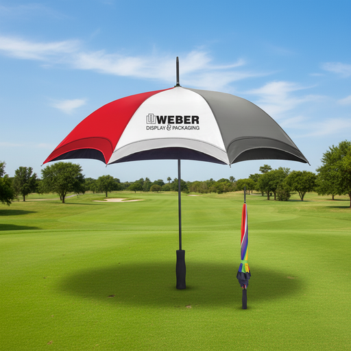 Custom Logo PrismProtect Golf Umbrella - Tournamentshowroom.com