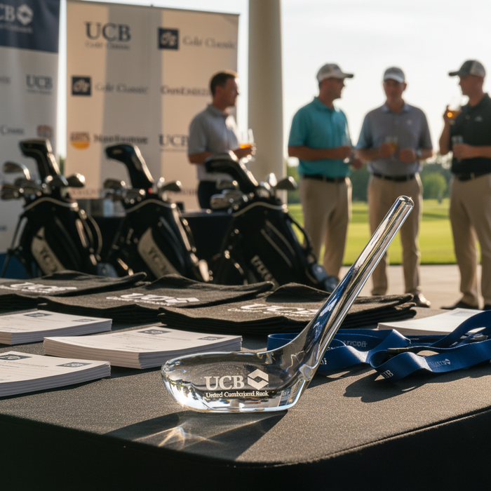 Custom Logo Glass Driver Golf Award