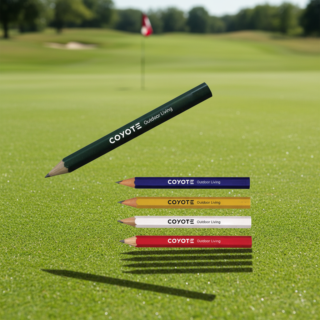 Custom Logo Hex Golf Pencil - Tournamentshowroom.com