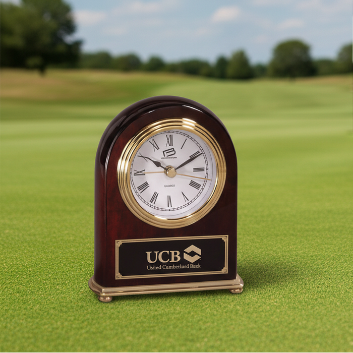 Custom Logo Golf Lafayette Clock - Tournamentshowroom.com