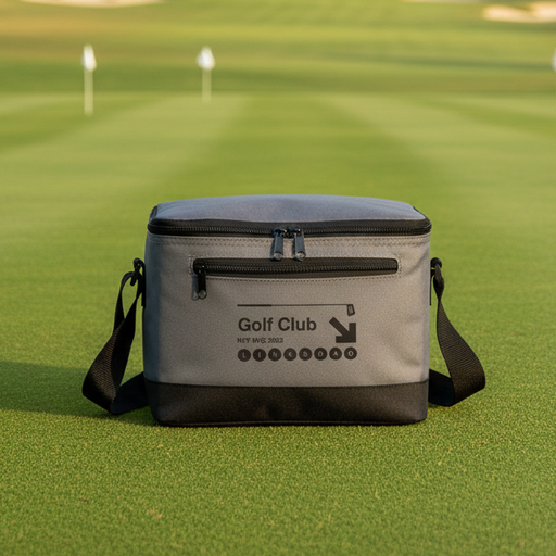 Custom Logo Golf Premium 6-Pack Cooler - Tournamentshowroom.com