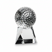 Custom Engraved Triangular Based Sport Ball Crystal Golf Award-Tournamentshowroom.com
