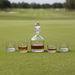 Custom Logo Whiskey Decanter & Set of 4 Glasses (5 Piece Set) - Tournamentshowroom.com
