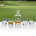 Custom Logo Executive Crystal Bar Set - Tournamentshowroom.com