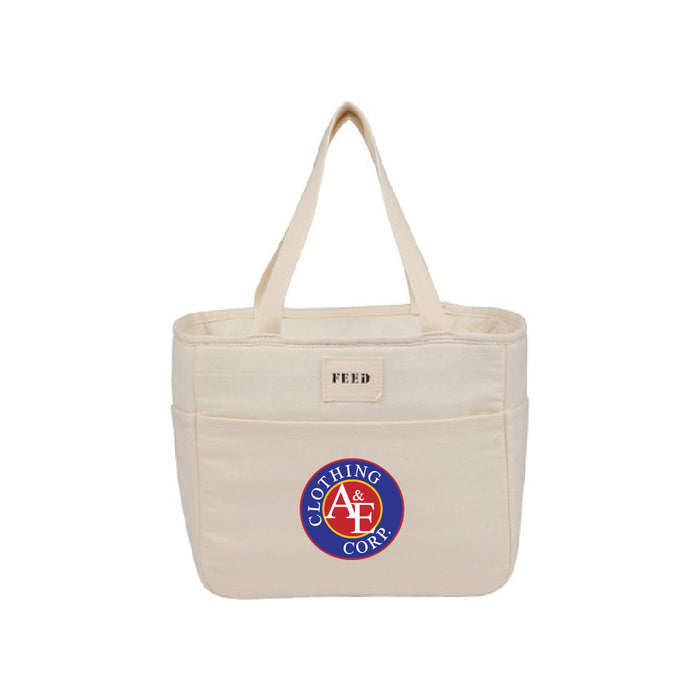 Custom Logo FEED Eco Cotton Lunch Cooler – 9 Can - Tournamentshowroom.com
