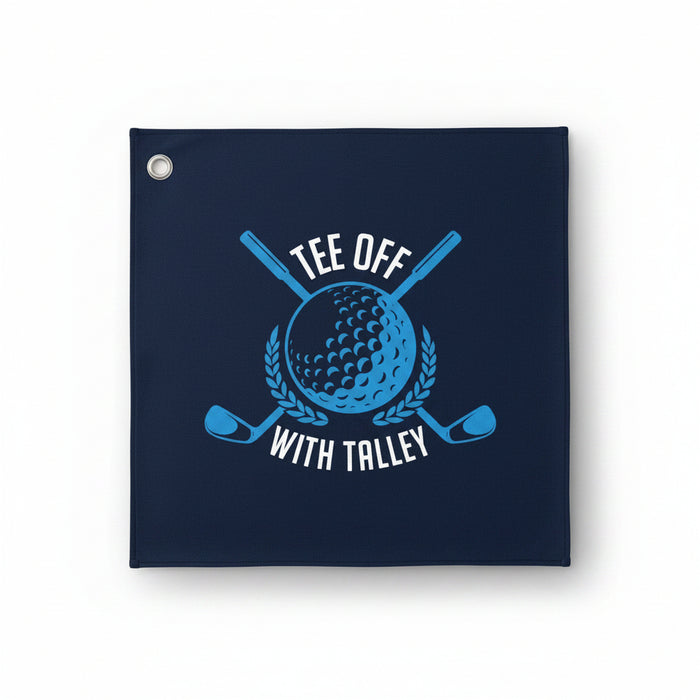 Custom Logo 12" x 12" Recycled 200g Microfiber Towel - Tournamentshowroom.com
