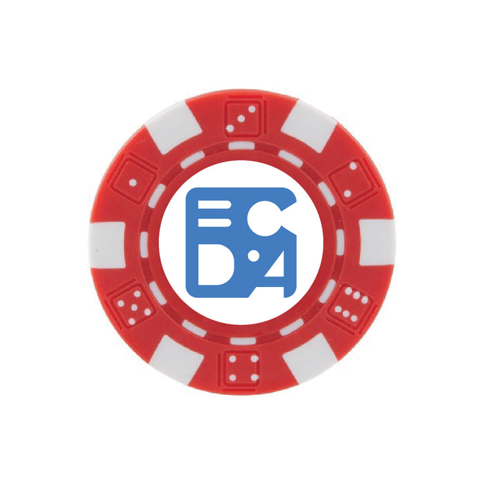Custom Logo Poker Chip Design Golf Ball Marker